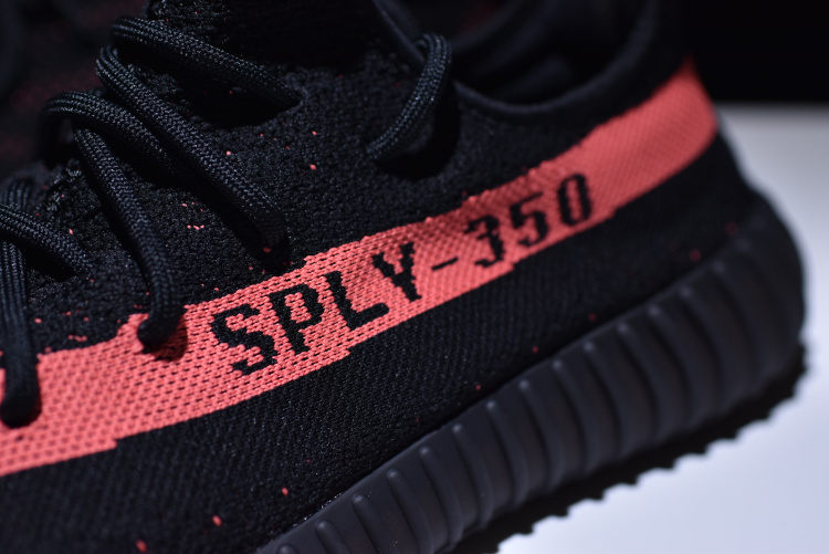 Bc Yeezy Boost 350 V2 Red/Core Black/Core Black 9