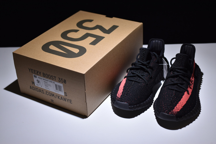 Bc Yeezy Boost 350 V2 Red/Core Black/Core Black 19