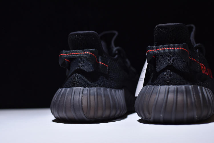 Bc Yeezy Boost 350 V2 Core Black/Core Black/Red 21