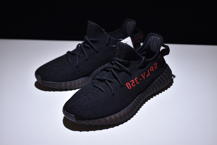 Bc Yeezy Boost 350 V2 Core Black/Core Black/Red 29