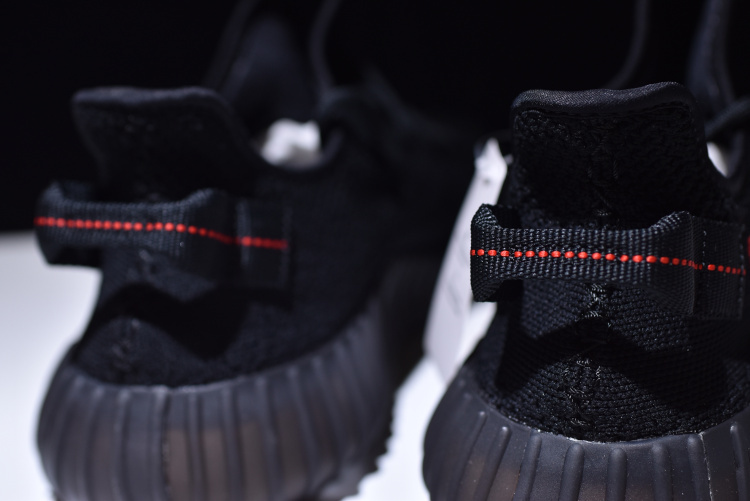 Bc Yeezy Boost 350 V2 Core Black/Core Black/Red 35