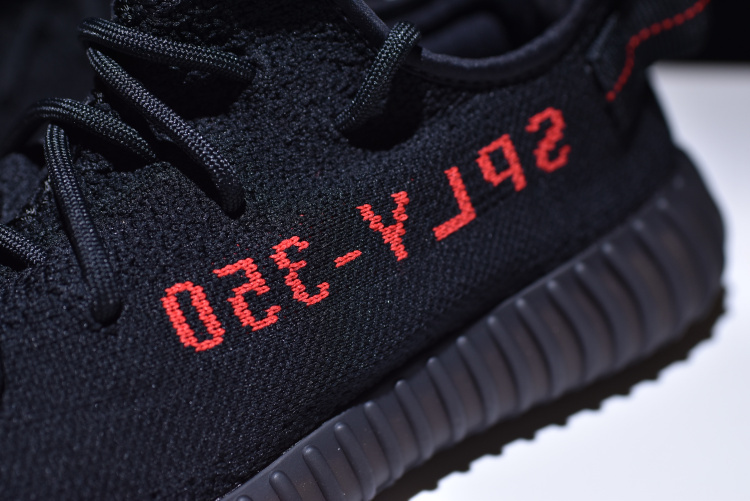 Bc Yeezy Boost 350 V2 Core Black/Core Black/Red 43