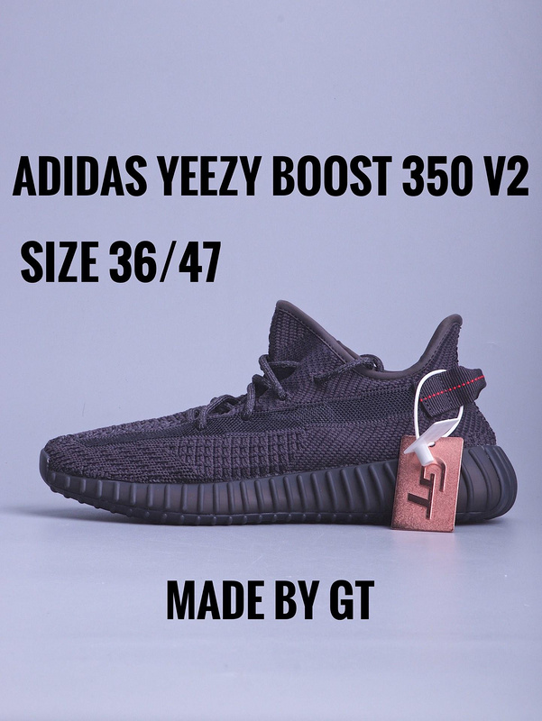 Gt Yeezy Boost 350 V2 Black-Non Reflective Black/Black 23