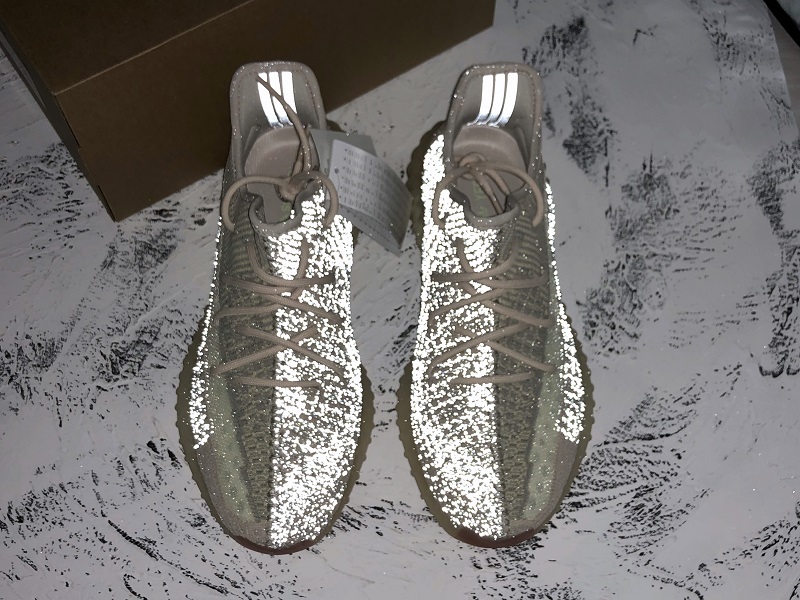 Hupu Yeezy Boost 350 V2 Citrin/Citrin/Citrin Reflective 5