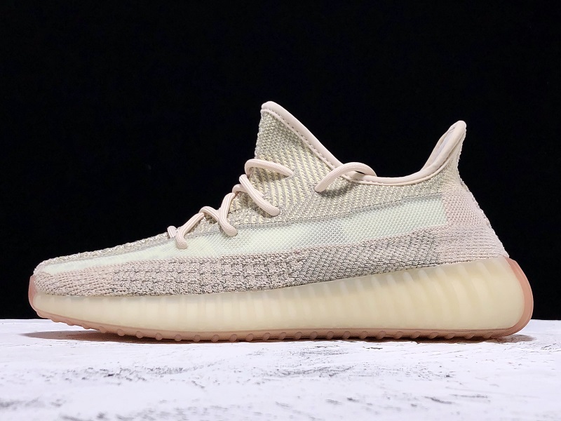 Hupu Yeezy Boost 350 V2 Citrin/Citrin/Citrin Reflective 9