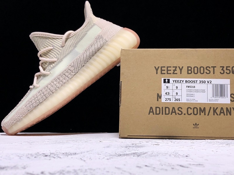 Hupu Yeezy Boost 350 V2 Citrin/Citrin/Citrin Reflective 17