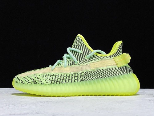 H12 Yeezy Boost 350 V2 Fluorescent Green Yeezreel Reflec 15