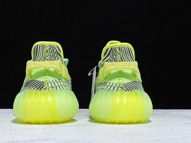 H12 Yeezy Boost 350 V2 Fluorescent Green Yeezreel Reflec 29