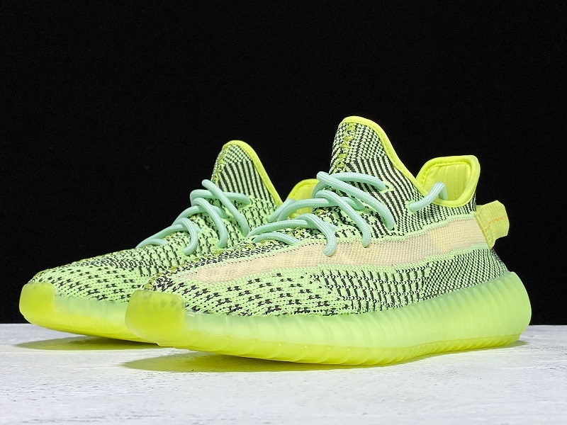 H12 Yeezy Boost 350 V2 Fluorescent Green Yeezreel Reflec 31