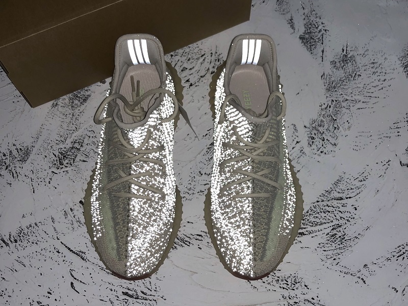 Pk Basf Yeezy Boost 350 V2 Citrin/Citrin/Citrin Reflective 3