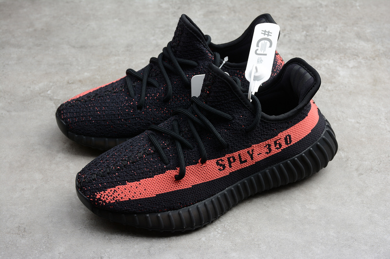 Cj Yeezy Boost 350 V2 Red/Core Black/Core Black 19