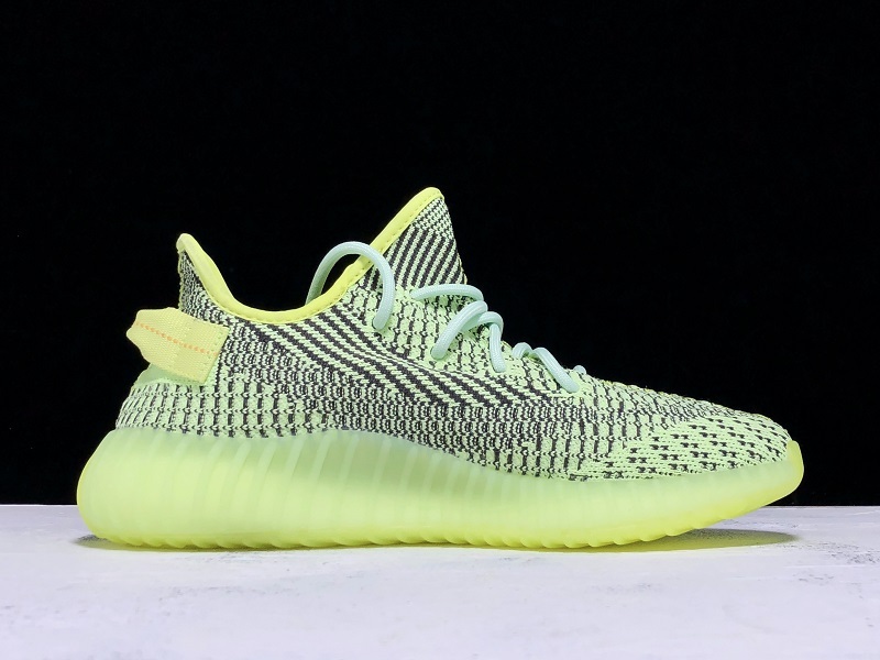 Cy Yeezy Boost 350 V2 Fluorescent Green Yeezreel Reflective 19