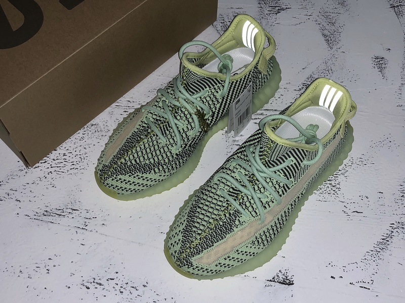 Cy Yeezy Boost 350 V2 Fluorescent Green Yeezreel Reflective 33