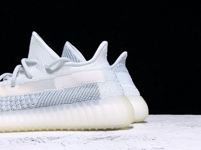 Og Yeezy Boost 350 V2 White/Cloud White Reflective 9