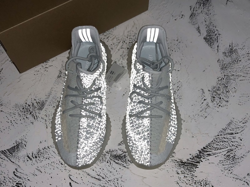 Og Yeezy Boost 350 V2 White/Cloud White Reflective 19