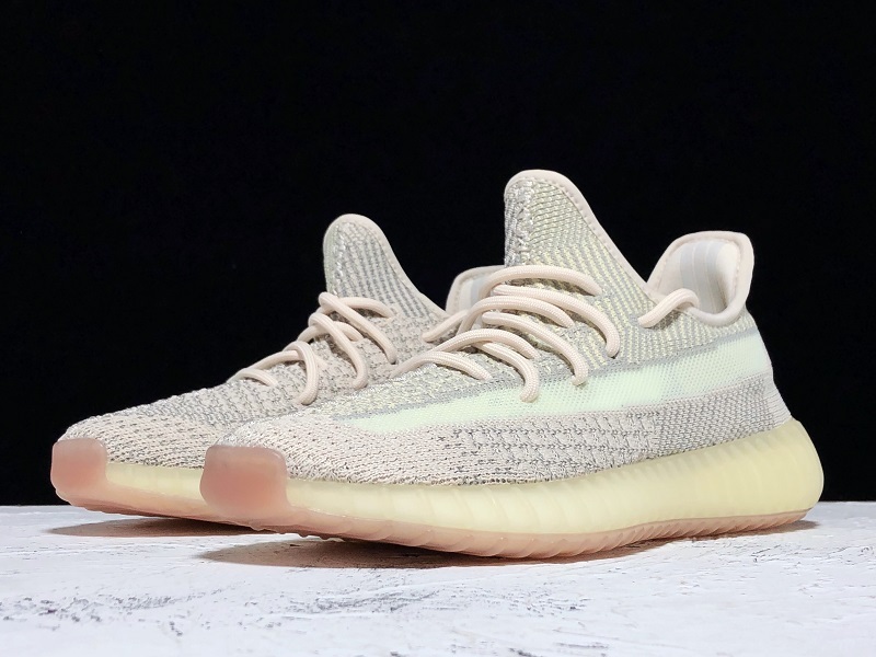 Og Yeezy Boost 350 V2 Citrin/Citrin/Citrin Reflective 3