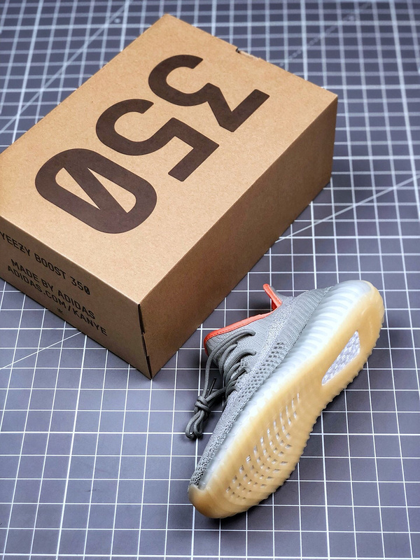 Yeezy Boost 350 V2 Desert Sage Light Grey/Orange 7