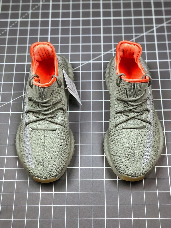 Yeezy Boost 350 V2 Desert Sage Light Grey/Orange 11