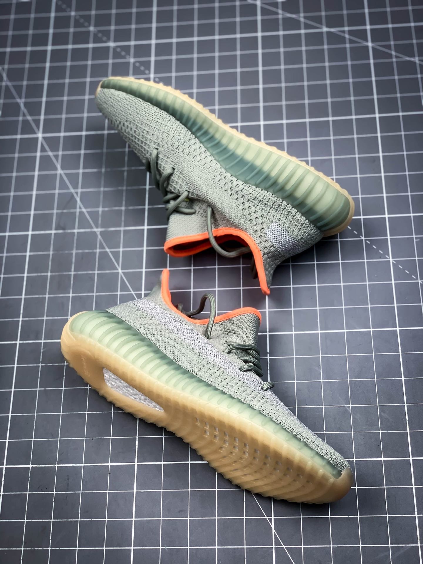 G5 Yeezy Boost 350 V2 Desert Sage/Grey/Orange 11