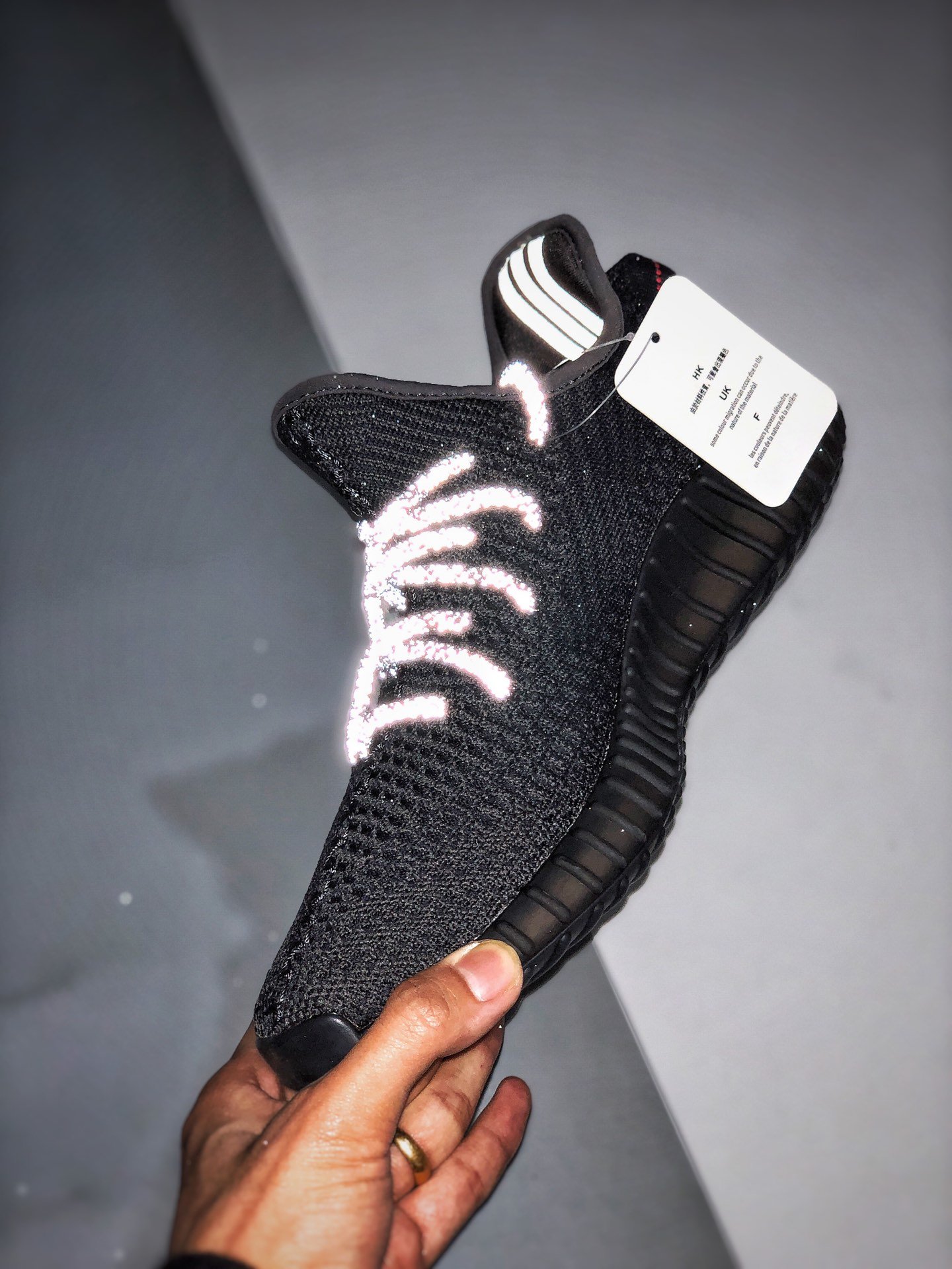 Og Yeezy Boost 350 V2 Black-Non Reflective Black/Black 7