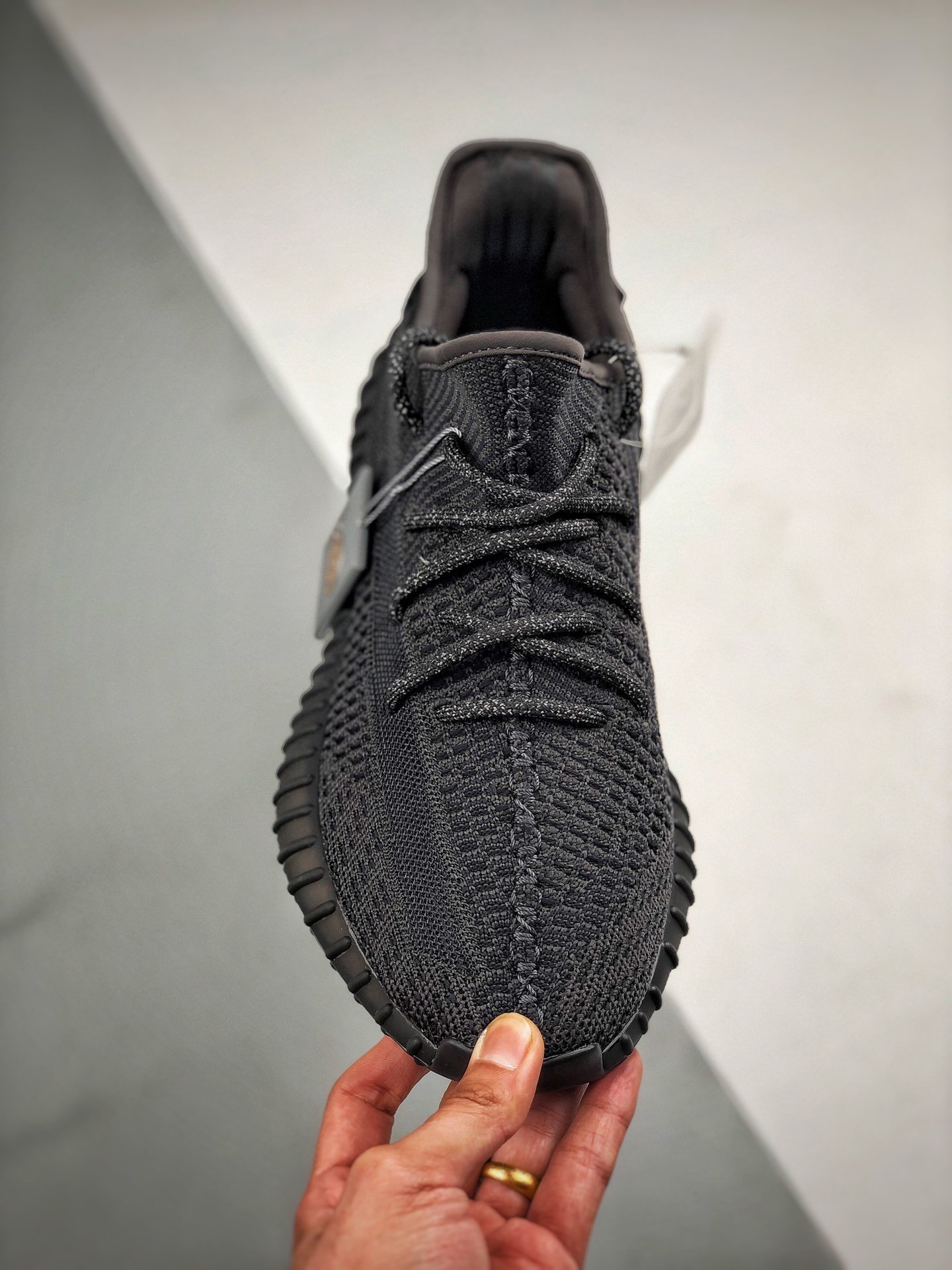 Og Yeezy Boost 350 V2 Black-Non Reflective Black/Black 17