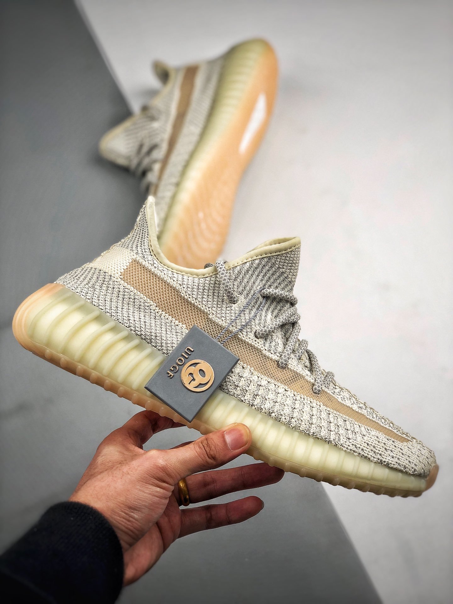 Og Yeezy Boost 350 V2 Lundmark/Lundmark/Lundmark Reflective 11