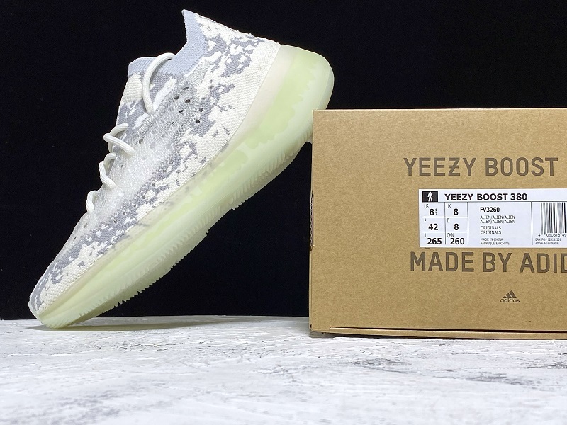 Og Yeezy Boost 380 Alien Cloud White/Cloud White 13