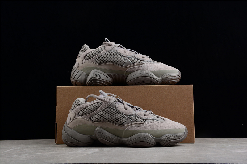 Yeezy Boost 500 Shoes Ash Grey/Ash Grey/Ash Grey 13