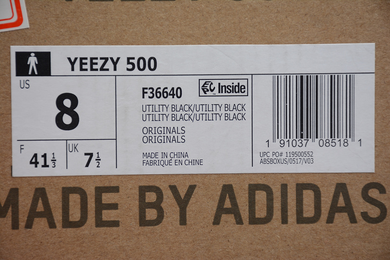 Gz Yeezy Boost 500 Utility Black/Black 9