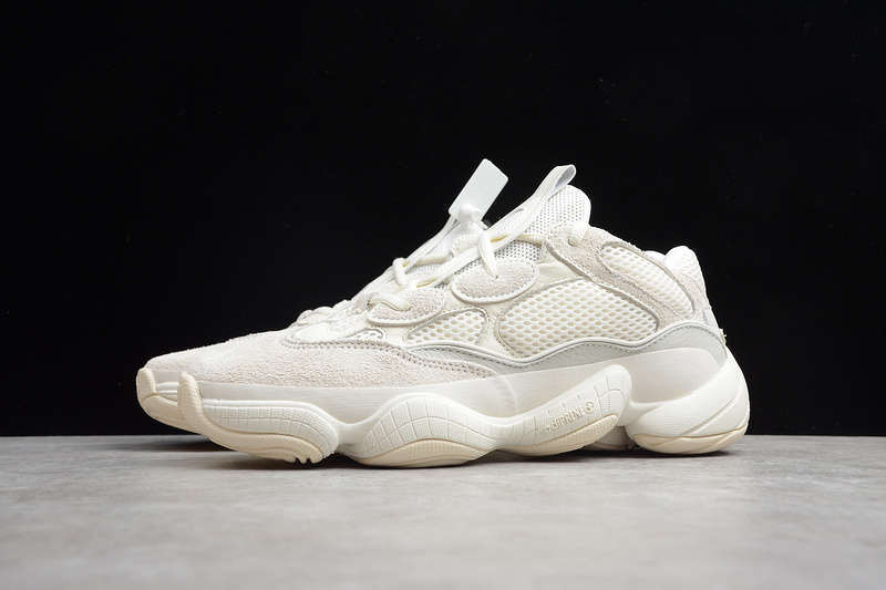 Gz Yeezy 500 Shoes Bone White/Bone White-Bone White 3