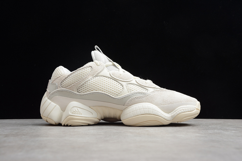 Gz Yeezy 500 Shoes Bone White/Bone White-Bone White 23