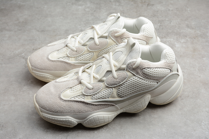 Yeezy Boost 500 Bone White/Bone White/Bone White 3