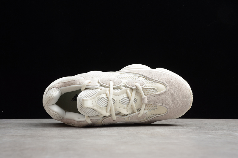 Yeezy Boost 500 Bone White/Bone White/Bone White 25