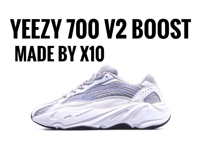 X10 Yeezy Boost 700 V2 Shoes Static/Static/Static 15