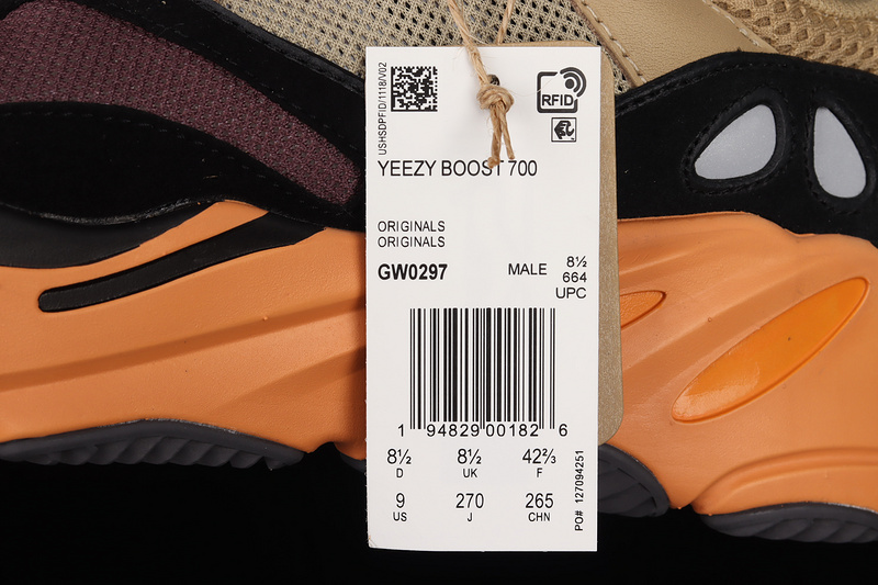 Yeezy Boost 700 Enflame Amber/Enflame Amber/Enflame Amber 9