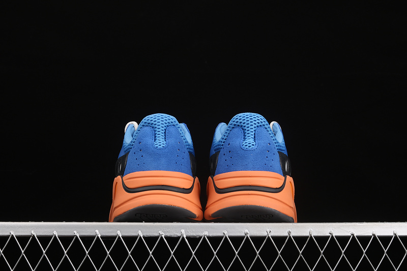 Yeezy Boost 700 Bright Blue/Core Black//Orange 27