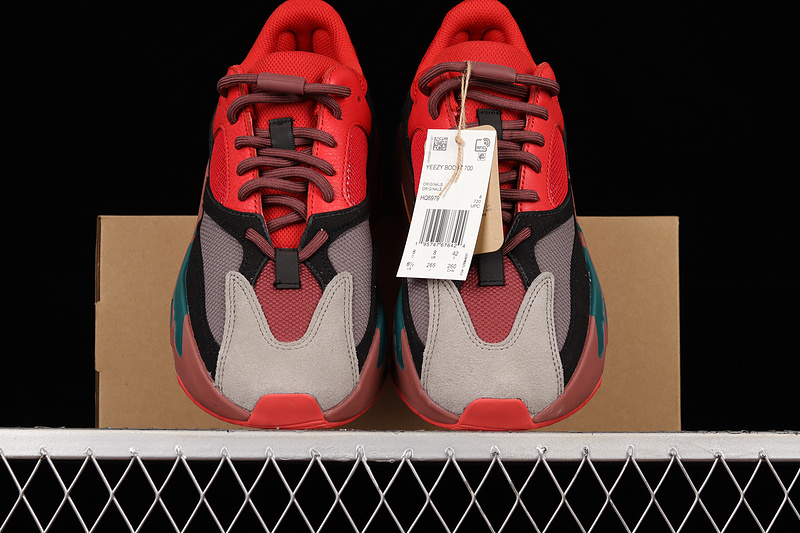 Yeezy Boost 700 Hi-Res Red Red/Core Black/Grey 5