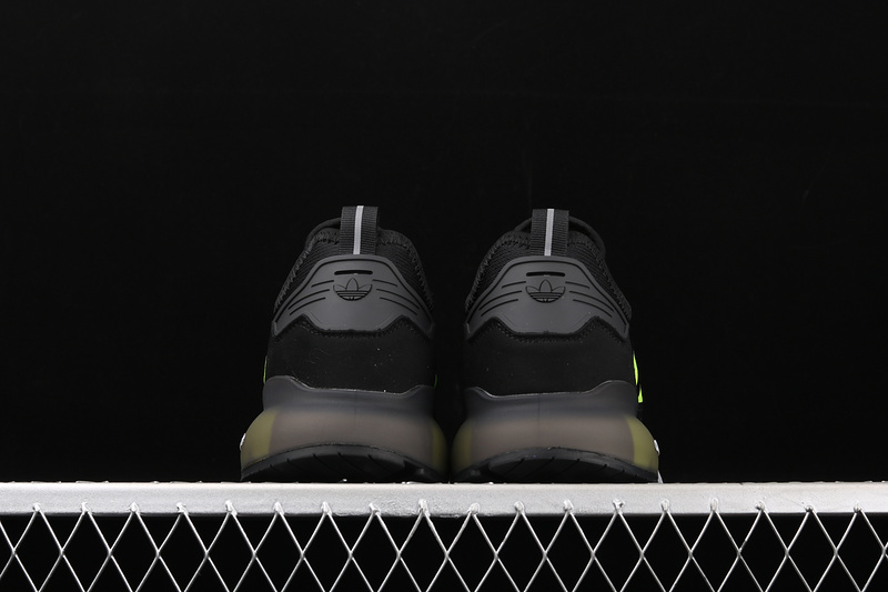 Zx 2K Boost Shoes Core Black/Cloud White/Green 15