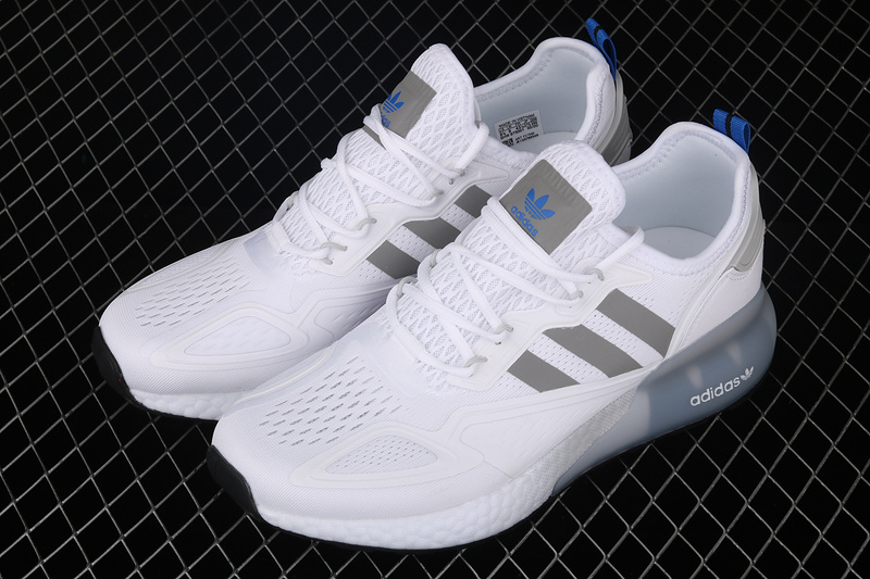 Zx 2K Boost Shoes Cloud White/Grey/Blue 27