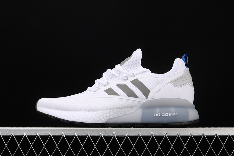 Zx 2K Boost Shoes Cloud White/Grey/Blue 31