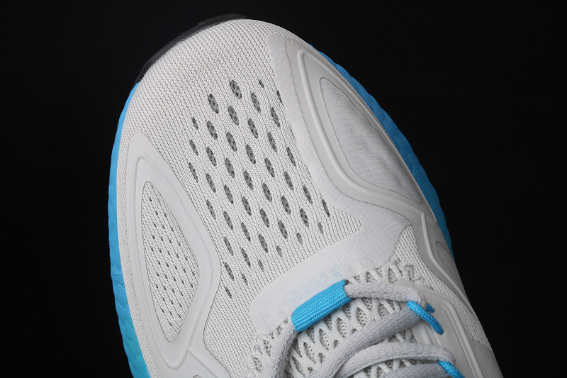 Zx 2K Boost Shoes Cloud White/Orange/Blue 3