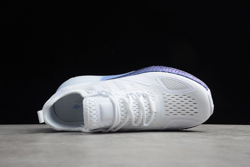 Zx 2K Boost Shoes Cloud White/Cloud White/Boost Blue Violet Met. 13