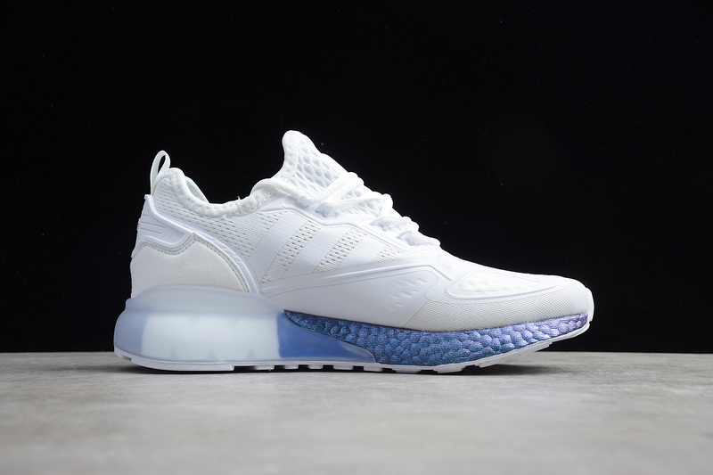 Zx 2K Boost Shoes Cloud White/Cloud White/Boost Blue Violet Met. 15