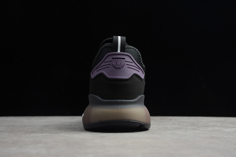 Zx 2K Boost Shoes Core Black/Cloud White/Purple 5