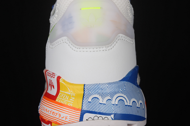 Zx 2K Boost Multi-Color Logos Cloud White/Blue/Orange 17