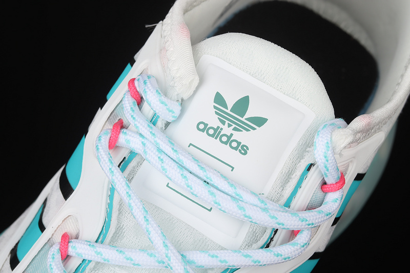 Zx 2K Boost Shoes Cloud White/Acid Mint/Screaming Pink 33