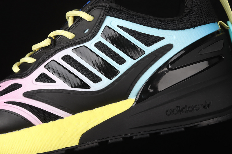 Zx 2K Boost 2.0 Shoes Core Black/Pulse Yellow/Sonic Ink 13