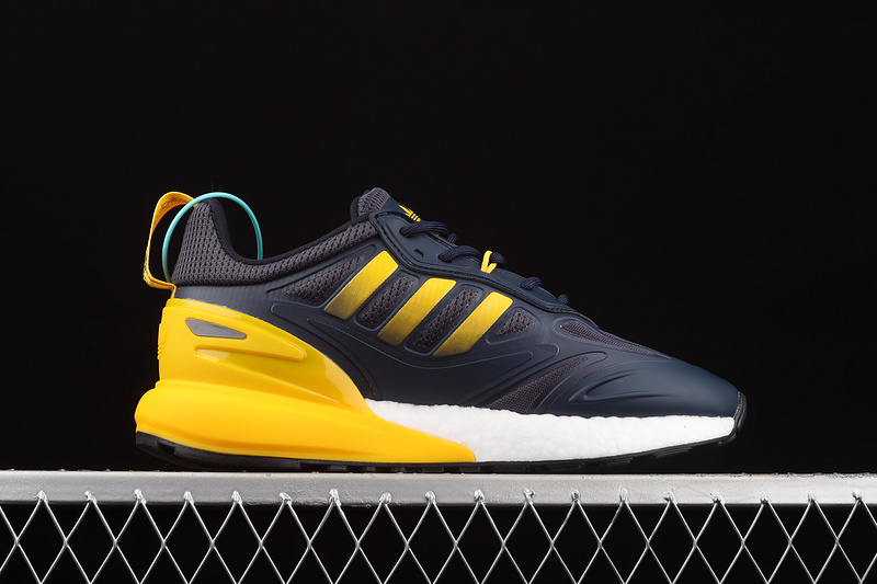 Zx 2K Boost 2.0 Shoes Crew Blue/Semi Solar Gold/Core Black 3