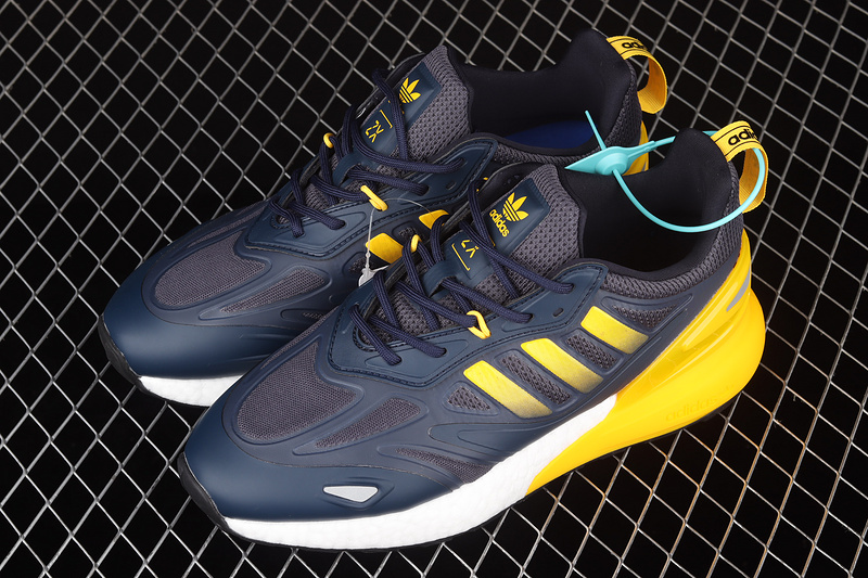 Zx 2K Boost 2.0 Shoes Crew Blue/Semi Solar Gold/Core Black 9