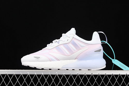 Zx 2K Boost 2.0 Shoes Cloud White/Violet Tone/Clear Pink 11